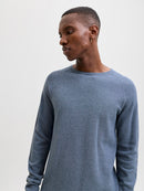 JACK & JONES JJEHILL KNIT CREW NECK NOOS Iceberg Green/Twist Freizeitpullover JACK & JONES
