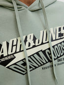 JACK & JONES JJELOGO SWEAT HOOD 2 COL 25/26 NOOS Freizeitpullover JACK & JONES