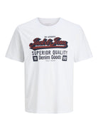 JACK & JONES JJELOGO TEE SS O-NECK 2 COL AW25 SN Freizeitshirts /-hemden JACK & JONES 177642 S