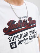 JACK & JONES JJELOGO TEE SS O-NECK 2 COL AW25 SN Freizeitshirts /-hemden JACK & JONES