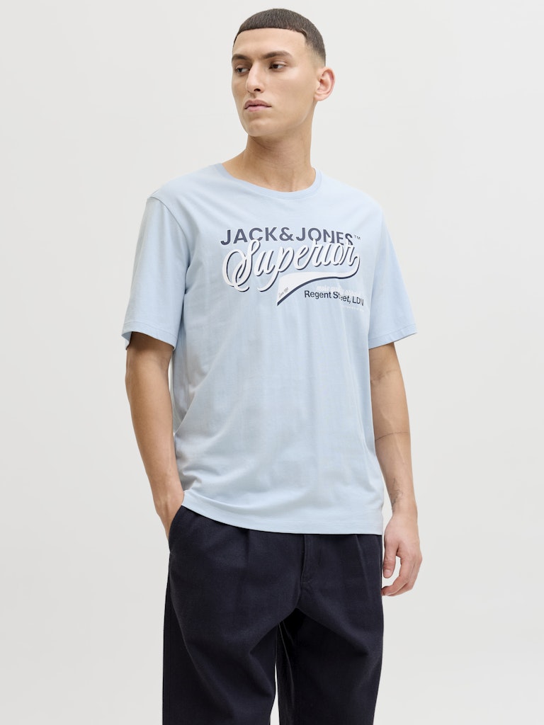 JACK & JONES JJELOGO TEE SS O-NECK 2 COL SS26 SN Freizeitshirts /-hemden JACK & JONES