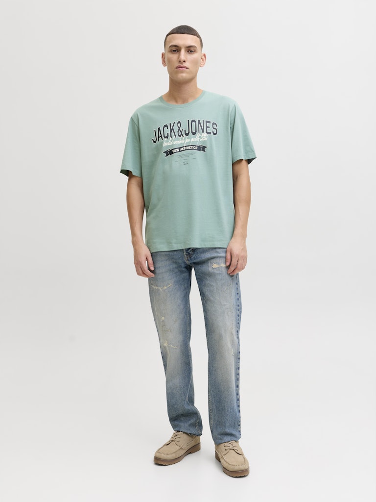 JACK & JONES JJELOGO TEE SS O-NECK 2 COL SS26 SN Freizeitshirts /-hemden JACK & JONES