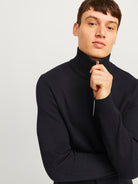 JACK & JONES JJEPERFECT KNIT HALF ZIP SN Freizeitpullover JACK & JONES