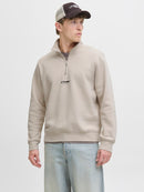 JACK & JONES JJESOHO SWEAT QUARTER ZIP HN NOOS Freizeitpullover JACK & JONES