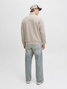 JACK & JONES JJESOHO SWEAT QUARTER ZIP HN NOOS Freizeitpullover JACK & JONES