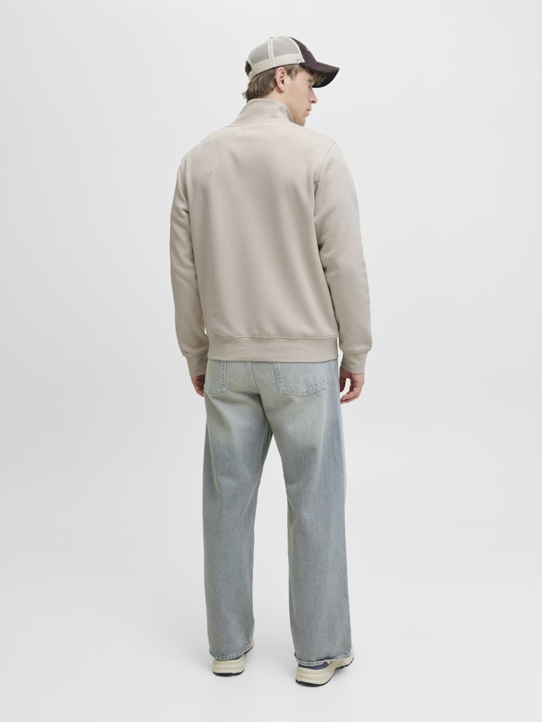JACK & JONES JJESOHO SWEAT QUARTER ZIP HN NOOS Freizeitpullover JACK & JONES