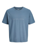 JACK & JONES JJESTAR JJ TEE SS NOOS Oceanview Freizeitshirts /-hemden JACK & JONES Blue Mirage S