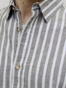 JACK & JONES JJESUMMER LINEN BLEND SHIRT L/S SN Freizeitshirts /-hemden JACK & JONES