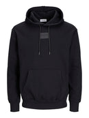 JACK & JONES JJHAKKAI SWEAT HOOD Black/Black - Black Freizeitpullover JACK & JONES Black/Black - Black S
