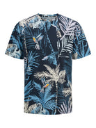 JACK & JONES JJHAWAII AOP TEE SS CREW NECK Freizeitshirts /-hemden JACK & JONES Sky Captain S