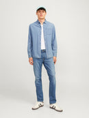 JACK & JONES JJICHRIS JJORIGINAL AM 285 Blue Denim Freizeithosen JACK & JONES