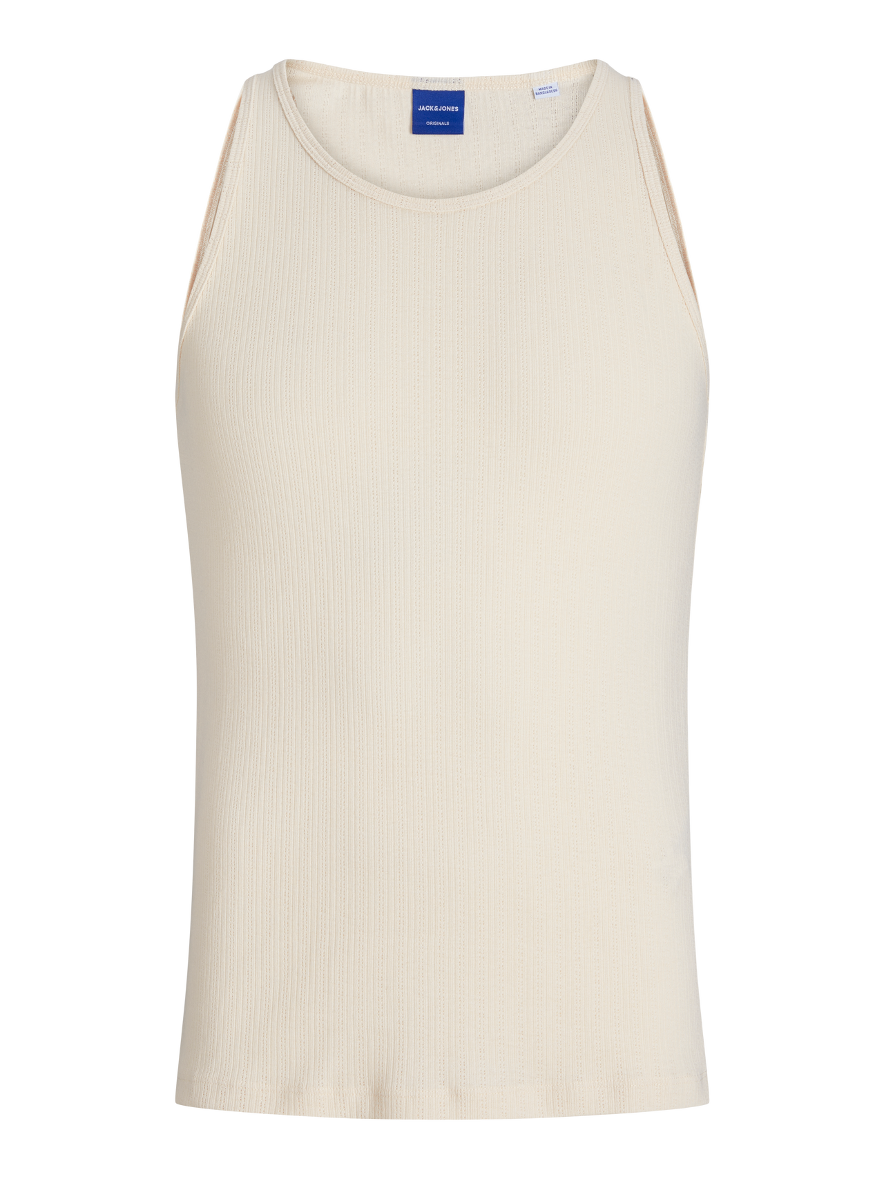 JACK & JONES JORACAPULCO RIB TANK TOP Freizeitpullover JACK & JONES Antique White S