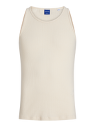 JACK & JONES JORACAPULCO RIB TANK TOP Freizeitpullover JACK & JONES Antique White S