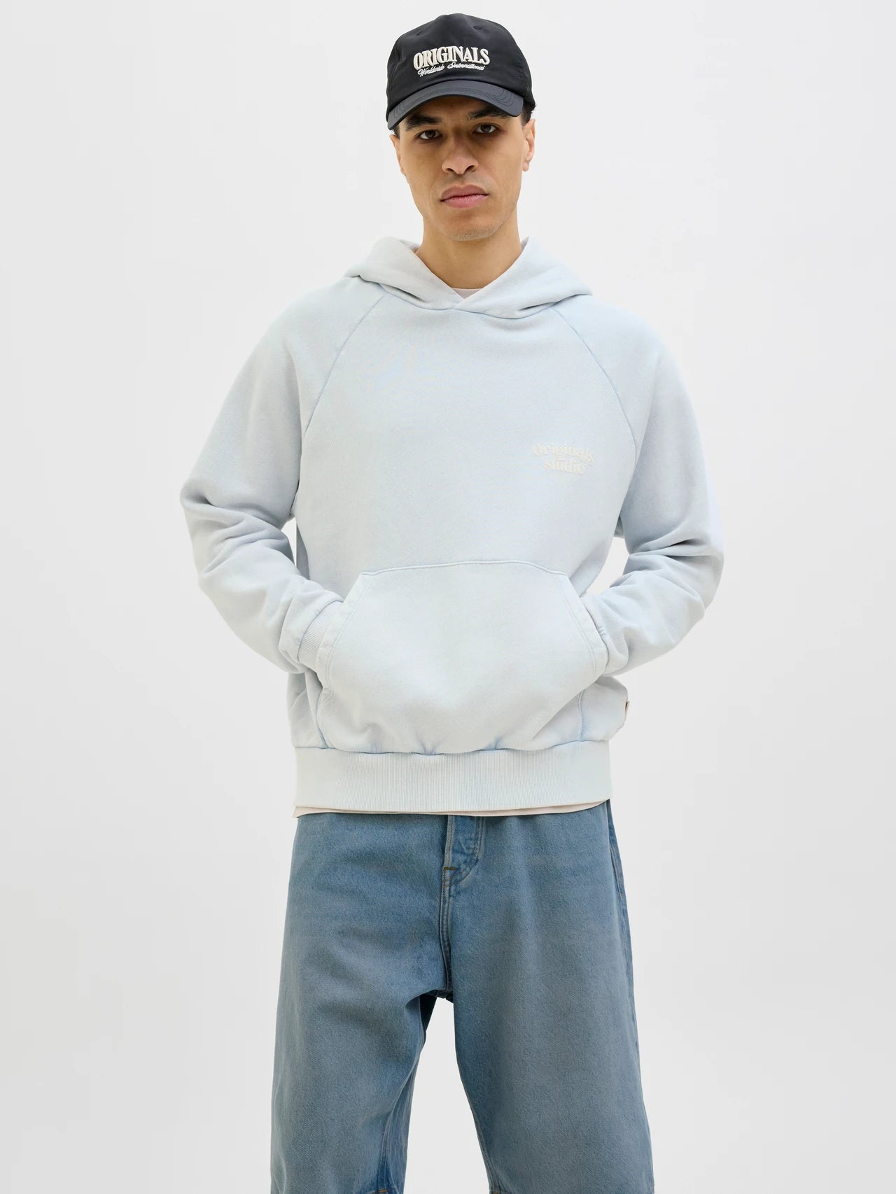 JACK & JONES JORACAPULCO TYPO SWEAT HOOD Freizeitpullover JACK & JONES Skyway S