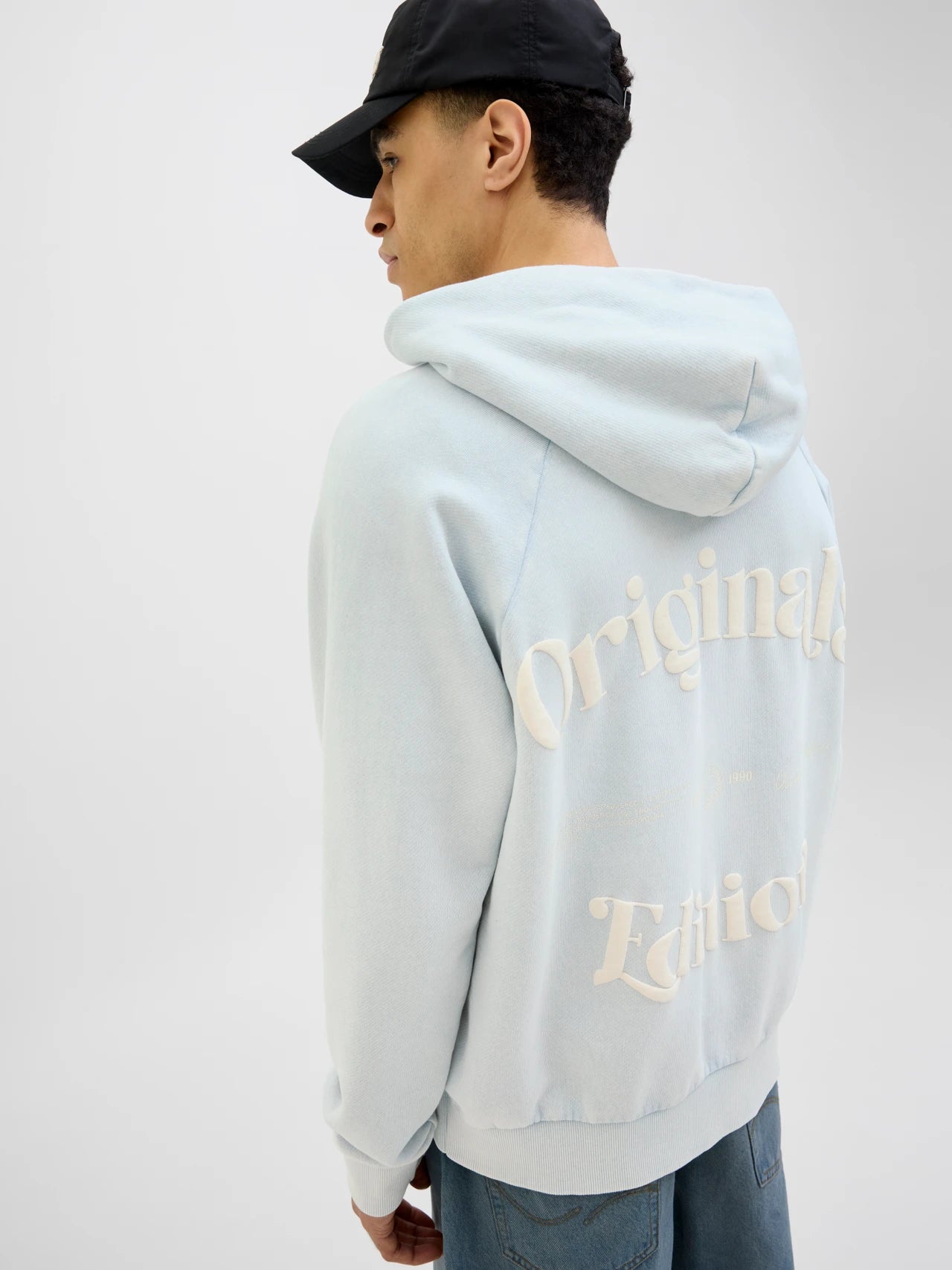 JACK & JONES JORACAPULCO TYPO SWEAT HOOD Freizeitpullover JACK & JONES
