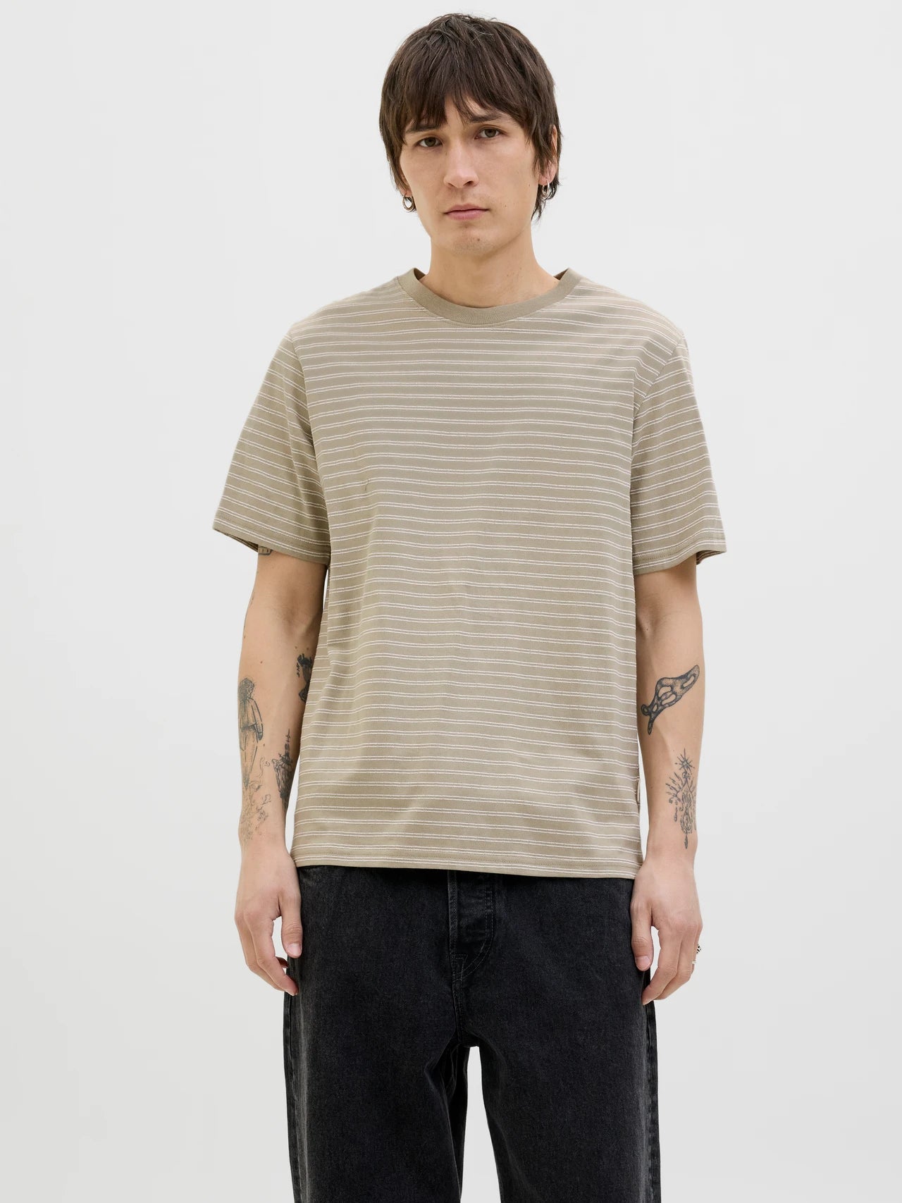 JACK & JONES JORCANGGU STRIPE TEE SS CREW NECK Freizeitshirts /-hemden JACK & JONES