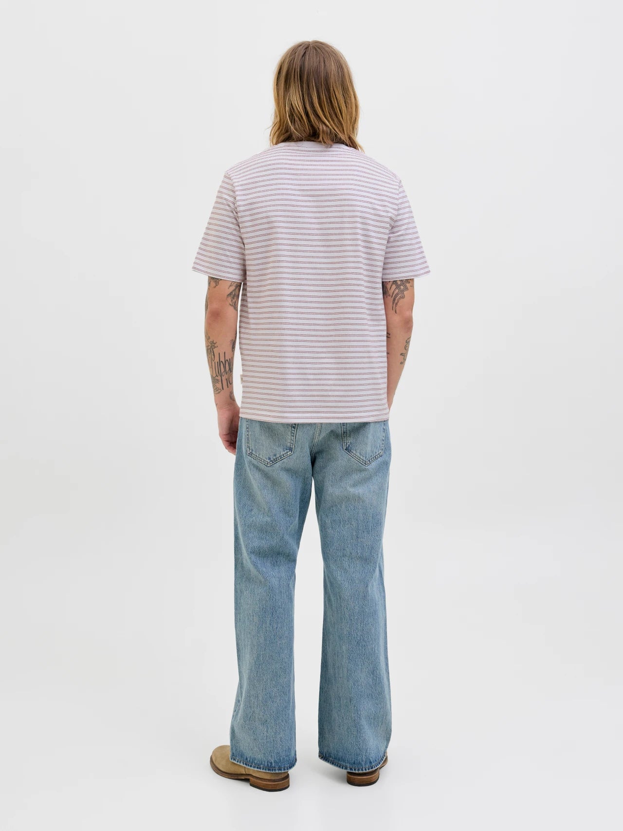 JACK & JONES JORCANGGU STRIPE TEE SS CREW NECK Freizeitshirts /-hemden JACK & JONES
