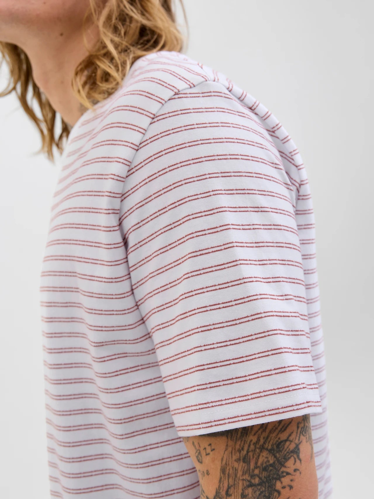 JACK & JONES JORCANGGU STRIPE TEE SS CREW NECK Freizeitshirts /-hemden JACK & JONES
