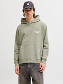 JACK & JONES JORNORREBRO TYPO BACK SWEAT HOOD SN Freizeitpullover JACK & JONES