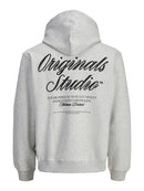 JACK & JONES JORNORREBRO TYPO BACK SWEAT HOOD SN Freizeitpullover JACK & JONES