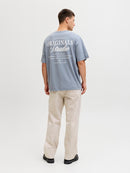 JACK & JONES JORNORREBRO TYPO TEE SS CREW NECK N Freizeitshirts /-hemden JACK & JONES