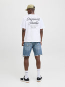 JACK & JONES JORNORREBRO TYPO TEE SS CREW NECK N Freizeitshirts /-hemden JACK & JONES