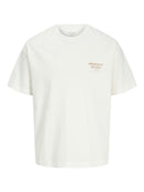 JACK & JONES JORUPSTATE GRAPHIC BACK TEE SS CN Freizeitshirts /-hemden JACK & JONES Cloud Dancer S