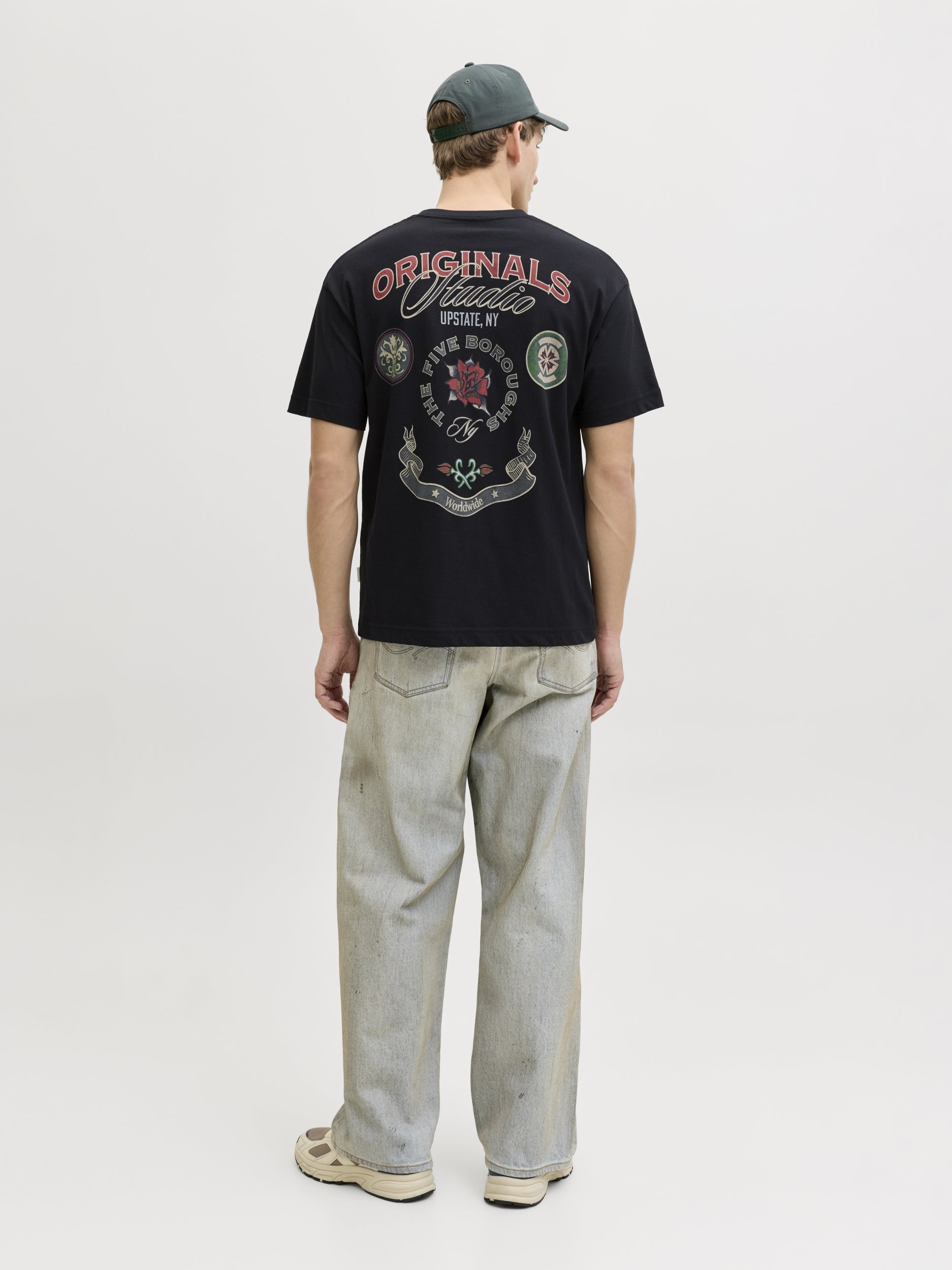 JACK & JONES JORUPSTATE GRAPHIC BACK TEE SS CN Freizeitshirts /-hemden JACK & JONES