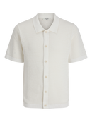 JACK & JONES JPRBLAJONES KNIT POLO SS Freizeitshirts /-hemden JACK & JONES Cloud Dancer S