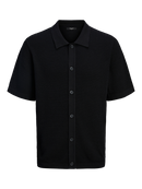 JACK & JONES JPRBLAJONES KNIT POLO SS Freizeitshirts /-hemden JACK & JONES Black S