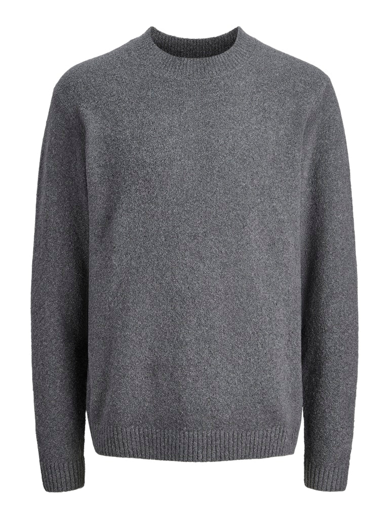 JACK & JONES JPRBLAMAVERICK KNIT PACK BF LN Freizeitshirts /-hemden JACK & JONES Grey Melange/SET-IN SLEEVES S