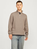 JACK & JONES JPRBLAMILANO STITCH KNIT HALF ZIP S Freizeitpullover JACK & JONES