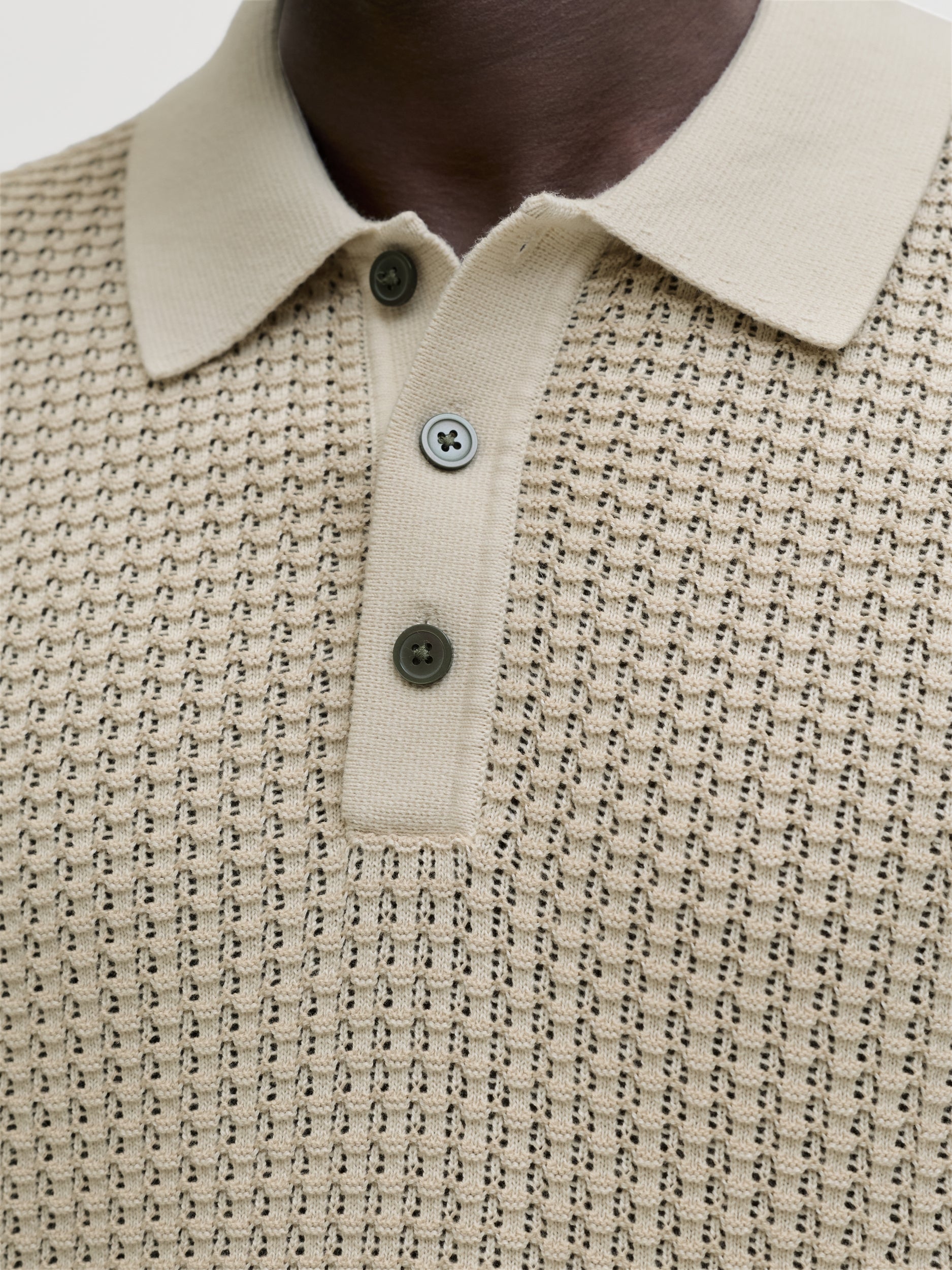 JACK & JONES JPRBLUKINGSLEY KNIT POLO SS LN Freizeitshirts /-hemden JACK & JONES