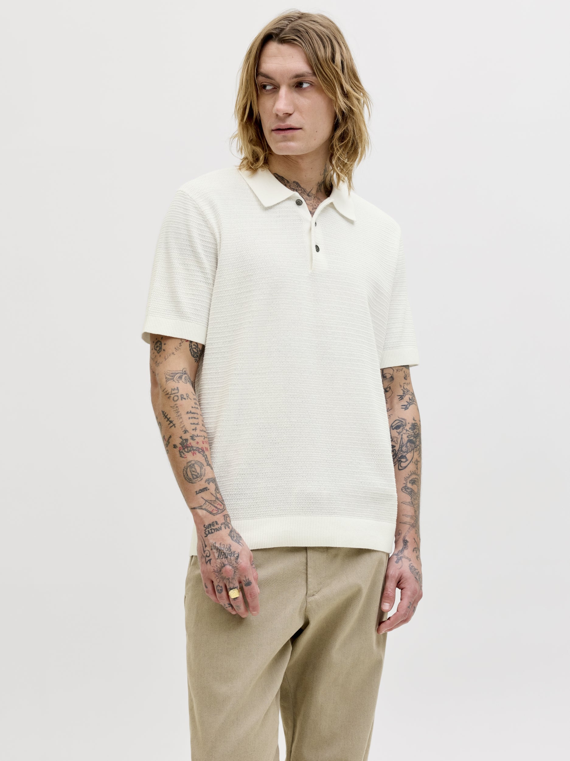 JACK & JONES JPRBLURILEY KNIT POLO SS SN Freizeitshirts /-hemden JACK & JONES