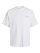 JACK & JONES JPRBLACHAD BRANDING SS CREW NECK TE Freizeitshirts /-hemden JACK & JONES Bright White S
