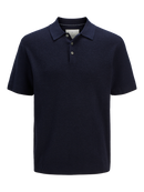 JACK & JONES JPRCCCOOPER KNIT POLO SS SN Freizeitshirts /-hemden JACK & JONES Night Sky S