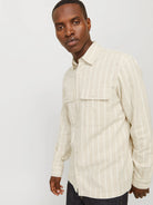 JACK & JONES JPRCCRAYMOND SPRING STRIPE OVERSHIR Freizeitshirts /-hemden JACK & JONES