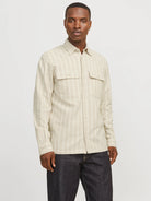 JACK & JONES JPRCCRAYMOND SPRING STRIPE OVERSHIR Freizeitshirts /-hemden JACK & JONES