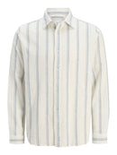 JACK & JONES JPRCCREGENT DOBBY L/S SHIRT Freizeitshirts /-hemden JACK & JONES Chambray Blue/Melange S