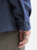 JACK & JONES JPRRAYLE MELANGE SOLID L/S OVERSHIR Freizeitshirts /-hemden JACK & JONES