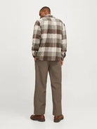 JACK & JONES JPRRAYMOND MELANGE CHECK LS OVERSHI Freizeitshirts /-hemden JACK & JONES
