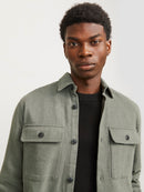 JACK & JONES JPRRAYMOND MELANGE SOLID LS OVERSHI Freizeitshirts /-hemden JACK & JONES