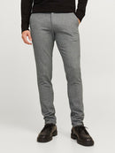 JACK & JONES JPSTMARCO JJHENRY CHINO SN Grey Melange/MELANGE Freizeithosen JACK & JONES
