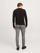 JACK & JONES JPSTMARCO JJHENRY CHINO SN Grey Melange/MELANGE Freizeithosen JACK & JONES