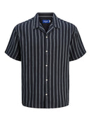 JACK & JONES JOREASTER PATRAS RESORT SHIRT SS LN Freizeitshirts /-hemden JACK & JONES Sky Captain/STRIPES S