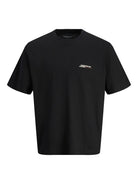JACK & JONES JORISLINGTON TYPE TEE SS CREW NECK Antique White Freizeitshirts /-hemden JACK & JONES Black S