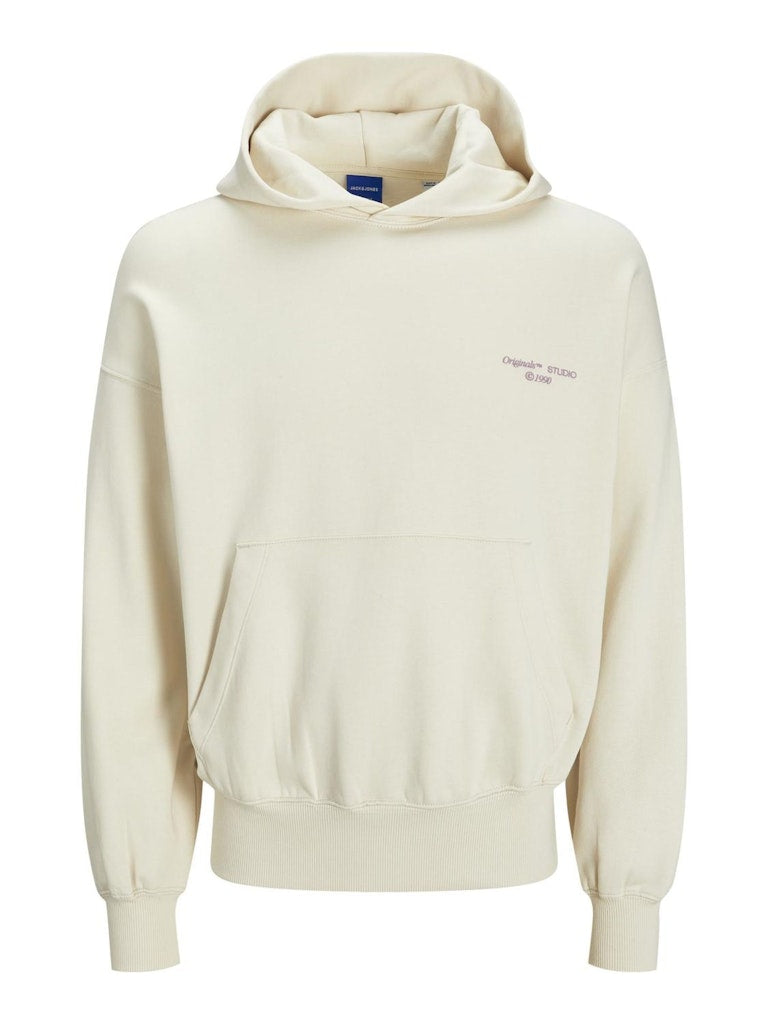 JACK&JONES ORIGINALS JORNOHO BACK GRAPHIC SWEAT HOOD Antique White Freizeitpullover JACK&JONES ORIGINALS Antique White S