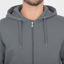 JAKO Kapuzenjacke Organic Fußballoberteile JAKO steingrau S