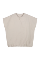 JEANNE BARET SUNFLOWER SHORT-SLEEVED BLOUSE Wandershirts /-hemden JEANNE BARET KAKI 34