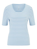 JOY ALLISON T-Shirt Trainingsshirts JOY bleu stripes 38